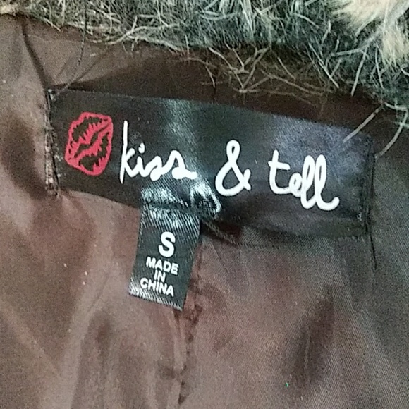 Womens Faux Fur Vest by Kiss & Tell Size S - Picture 5 of 8